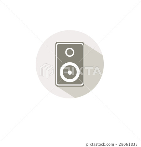 vector speaker flat icon design - Stock Illustration [28061835] - PIXTA