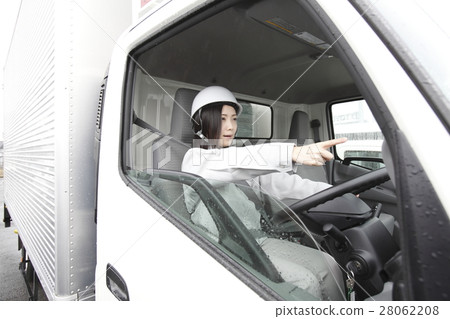 女性卡車司機圖像 女性卡車司機圖像 28062208