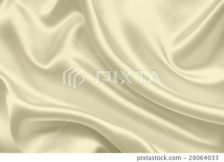 Smooth elegant golden silk or satin luxury cloth 28064033