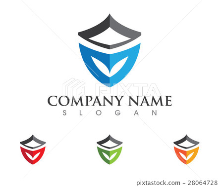 Shield logo template icon 28064728