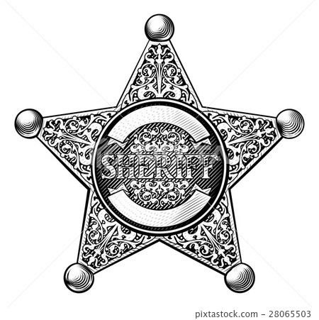 Sheriff Star Badge 28065503