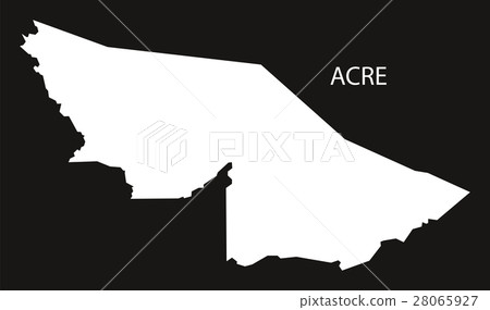 Acre Brazil Map black inverted Acre Brazil Map black inverted 28065927