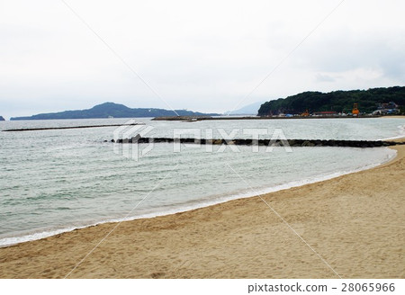 Townscape of Hagi Koshigagahama Beach Park 28065966