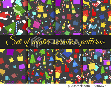 Seamless patterns Christmas. Winter pattern Seamless patterns Christmas. Winter pattern 28066738