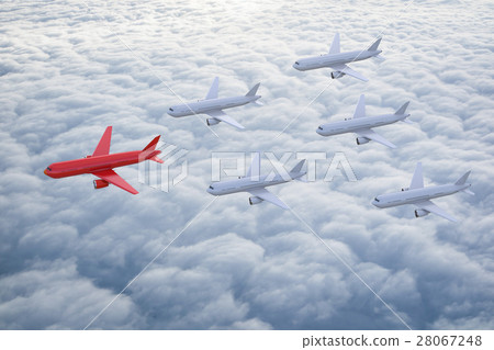 air squadron with leader air squadron with leader 28067248