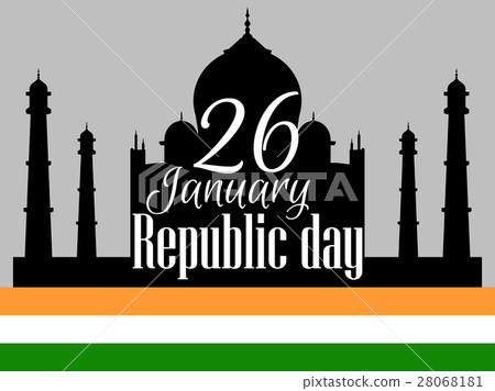 Indian Republic day, holiday January 26. Vector Indian Republic day, holiday January 26. Vector 28068181