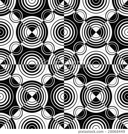 Seamless Circle and Triangle Background Seamless Circle and Triangle Background 28068449