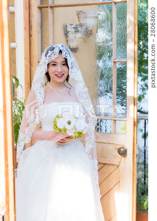 Wedding image, veil, wedding dress 28068600