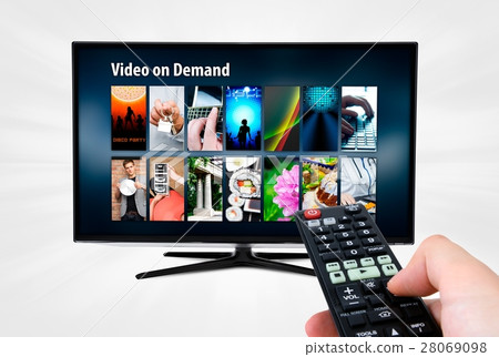 Video on demand VOD service on smart TV Video on demand VOD service on smart TV 28069098