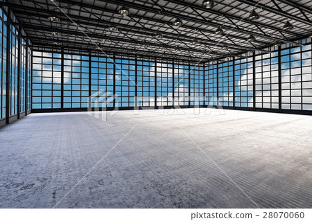 interior empty factory interior empty factory 28070060