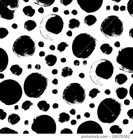 Seamless black and white pattern with abstract Seamless black and white pattern with abstract 28070302