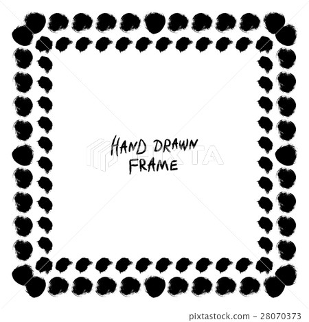 Black and white abstract frame 28070373