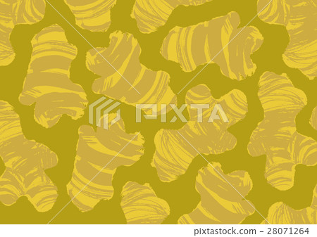 Ginger pattern pattern Watercolor painting Ginger pattern pattern Watercolor painting 28071264