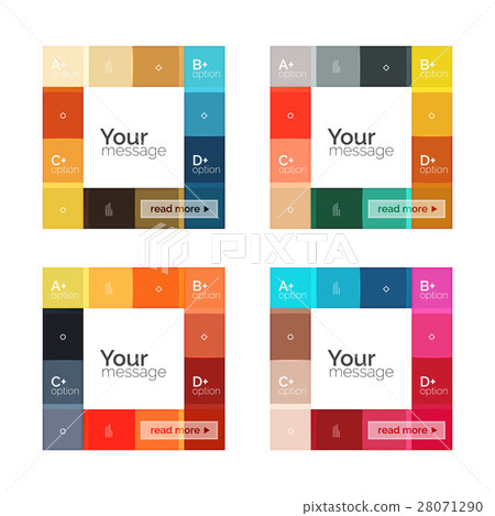 Vector color stripes infographics templates 28071290