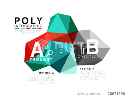 ABC infographics vector 28071390