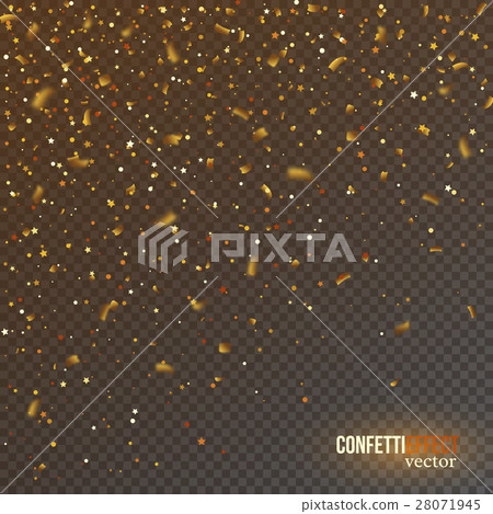 Confetti glitters, festive falling particles. Confetti glitters, festive falling particles. 28071945