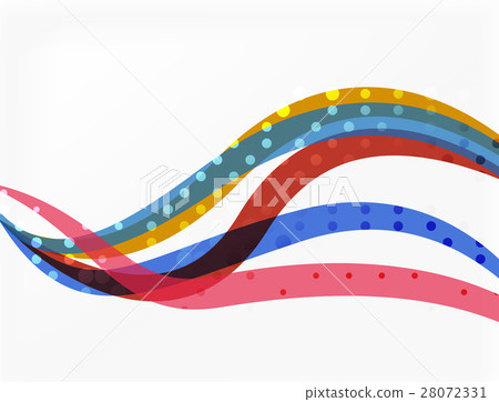 Vector abstract wave lines background 28072331