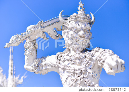 Angel of death statue in the famous white temple Angel of death statue in the famous white temple 28073542