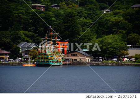 Fuji Goko Lake Ashinoko（箱根神社第二宮）神奈川縣Hashinomachi Ashigarashimo-gun 28073571