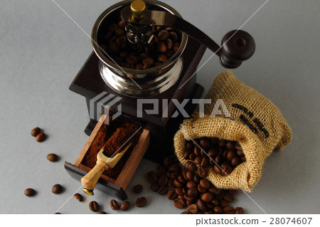 Grinding coffee 28074607