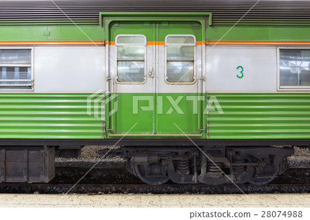 Green passenger carriage bogie 28074988