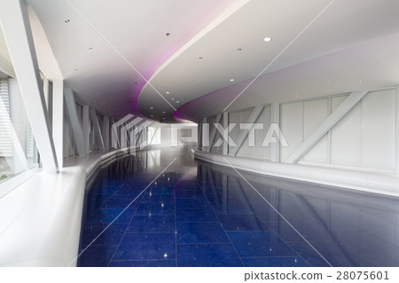 Pedestrain overpass tunnel Pedestrain overpass tunnel 28075601