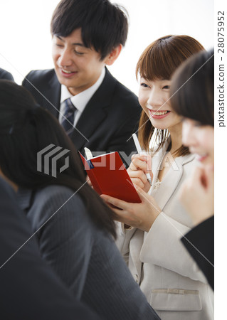 Multi-person business image Multi-person business image 28075952