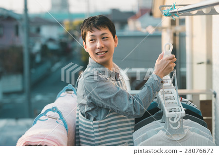 house-husband, laundry, dry 28076672