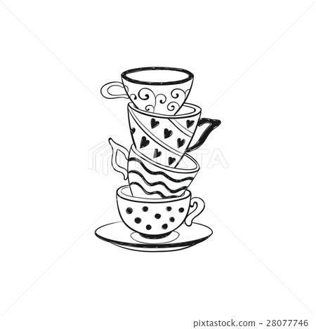 tea cups icon 28077746