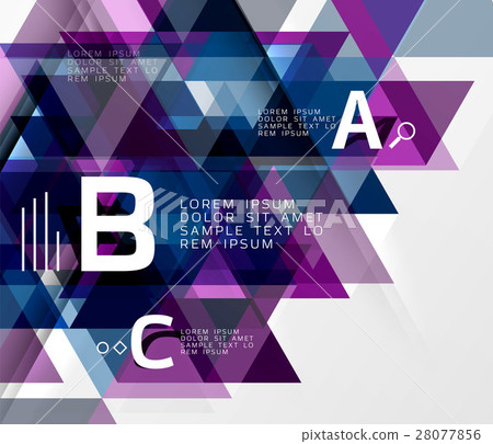 Vector geometric shape background - Stock Illustration [28077856] - PIXTA