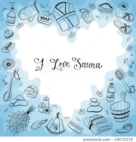 Sauna objects collection 28078378