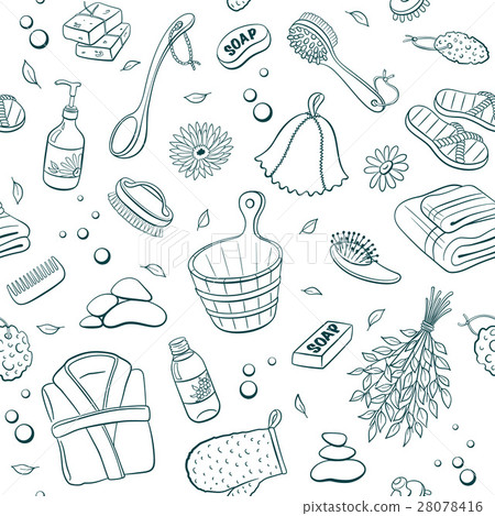 sauna seamless background 28078416