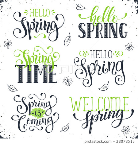 Spring time wording 28078513