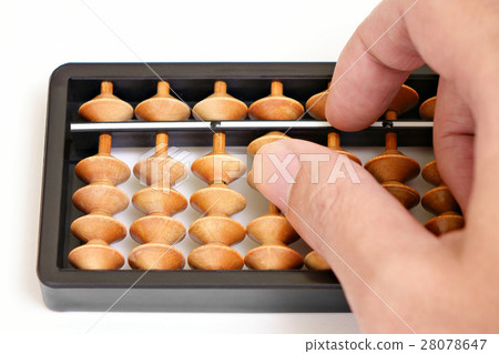 Abacus isolated on white background 28078647