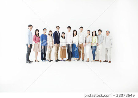 Large number of people all generations image Large number of people all generations image 28078649
