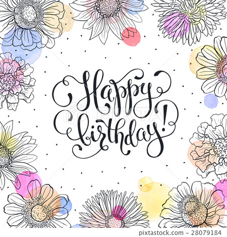 Happy birthday card 28079184
