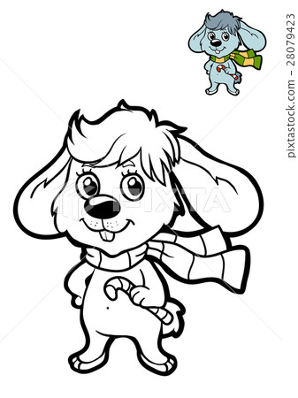 Coloring book for children, Rabbit Coloring book for children, Rabbit 28079423