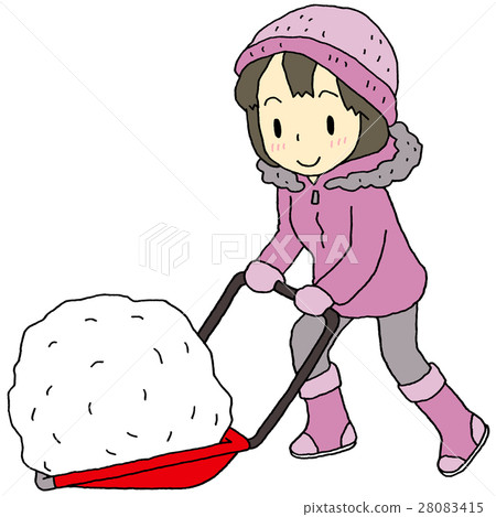 Snow dump women 28083415