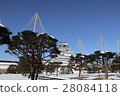 Tsuruga castle Snow hanging 28084118