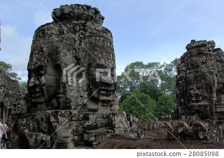 古代遺址,吳哥(王國),湯姆(大)@柬埔寨 古代遺址,吳哥(王國),湯姆(大)@柬埔寨 28085098