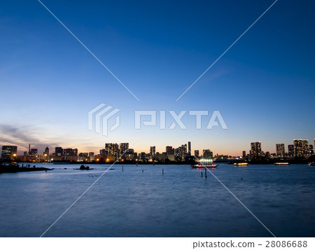 台場夜景 28086688