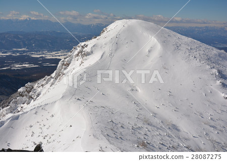 Nishi Tengu mountains from Higashi Tengu Nishi Tengu mountains from Higashi Tengu 28087275
