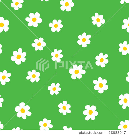 Cartoon flowers seamless pattern Cartoon flowers seamless pattern 28088947