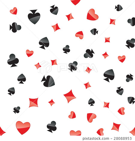 Playing cards suits seamless pattern Playing cards suits seamless pattern 28088953