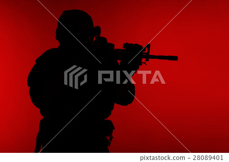 Marine Special Operator silhouette 28089401
