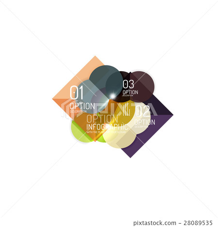 Geometric modern infographic options templates Geometric modern infographic options templates 28089535