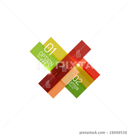 Geometric modern infographic options templates Geometric modern infographic options templates 28089538