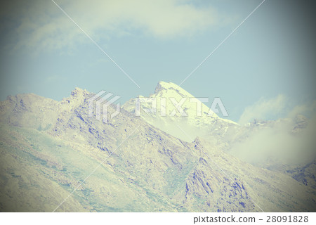 Close up top of mountains,Himalaya range Close up top of mountains,Himalaya range 28091828
