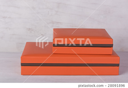 Retro snow pean and green valley landscape Retro snow pean and green valley landscape 28091896