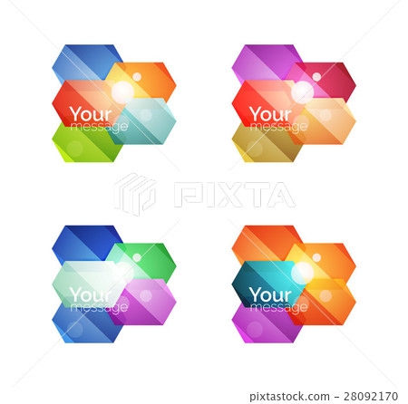 Vector shiny blank web option boxes Vector shiny blank web option boxes 28092170